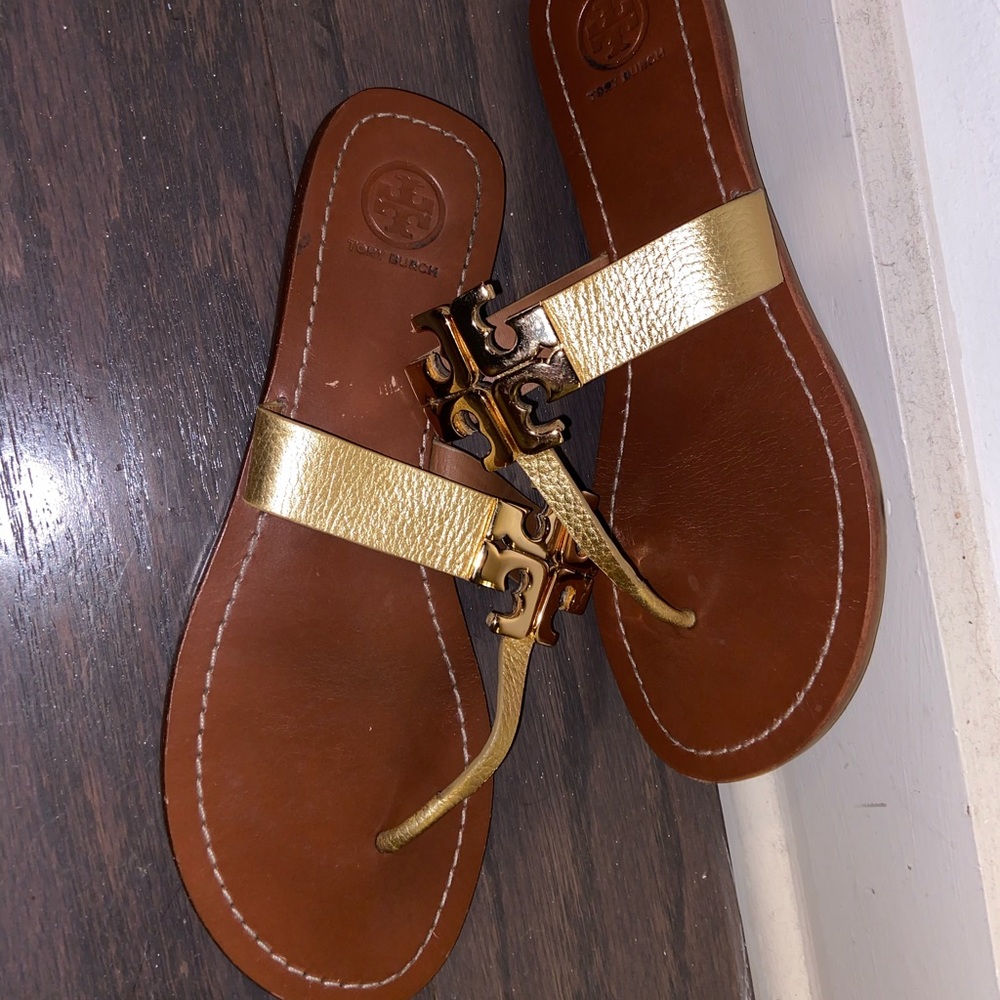 Tory Burch Gold Sandals